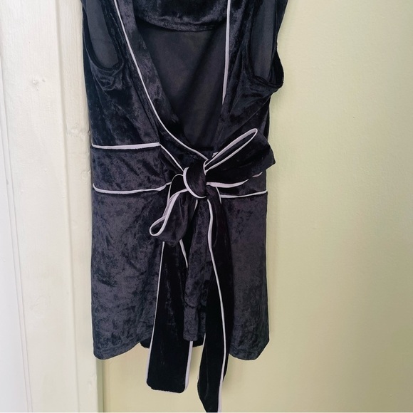 NEW Free People Late Night Velvet Wrap Top - Picture 6 of 8